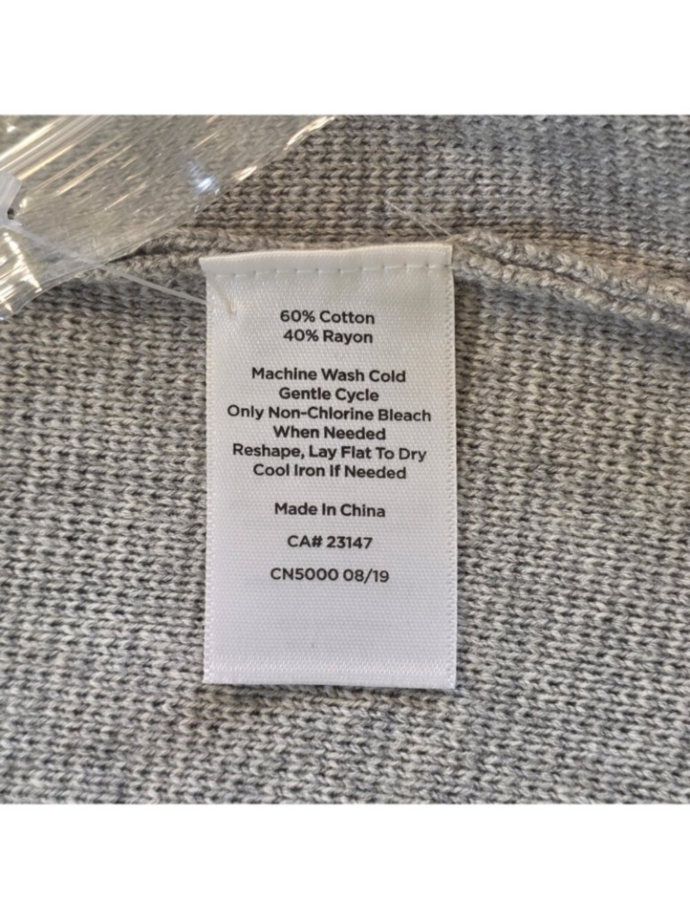 Talbots Women XL Grey Knit Sweater Blazer Coatigan Single Button Pocket Cardigan - Picture 14 of 16